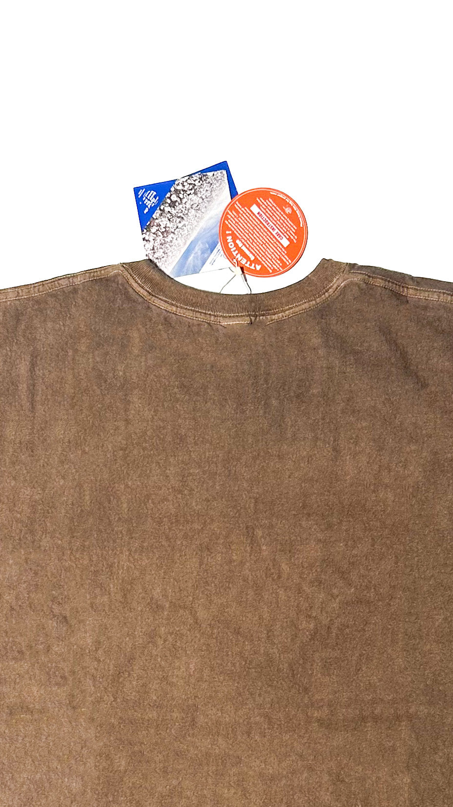 Good On — SS Crew T-shirt, Pigment Dyed Brown, Made in Japan