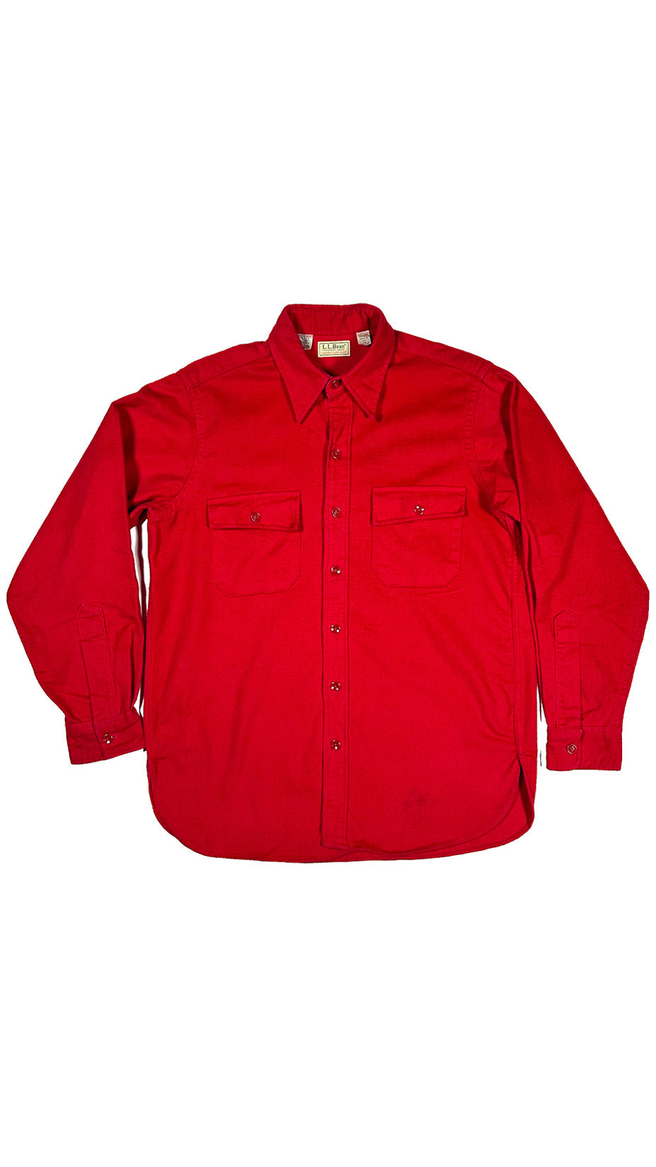 LL Bean Chamois Cloth Shirt, 16, Made in USA