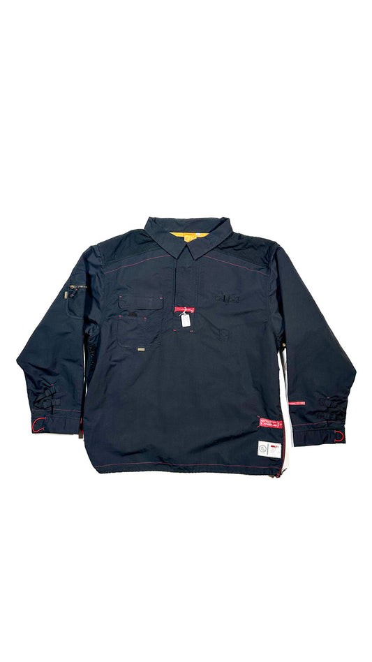 LRG (Lifted Research Group), Peoples Jacket, Black, Made in USA, 00s Deadstock, L