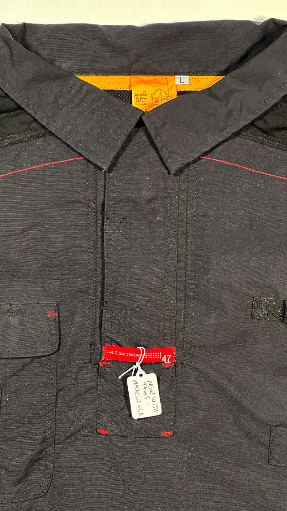 LRG (Lifted Research Group), Peoples Jacket, Black, Made in USA, 00s Deadstock, L