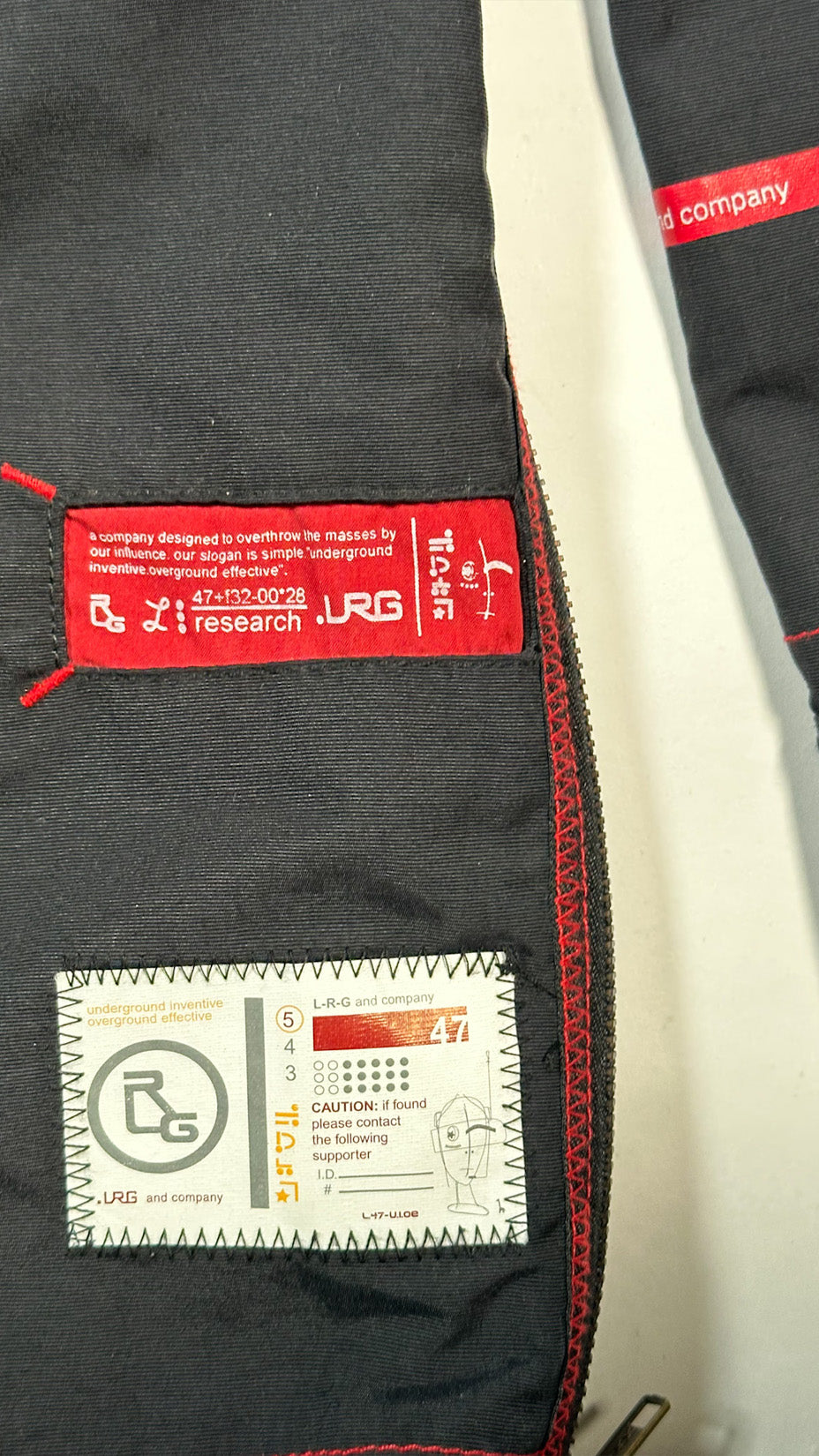 LRG (Lifted Research Group), Peoples Jacket, Black, Made in USA, 00s Deadstock, L