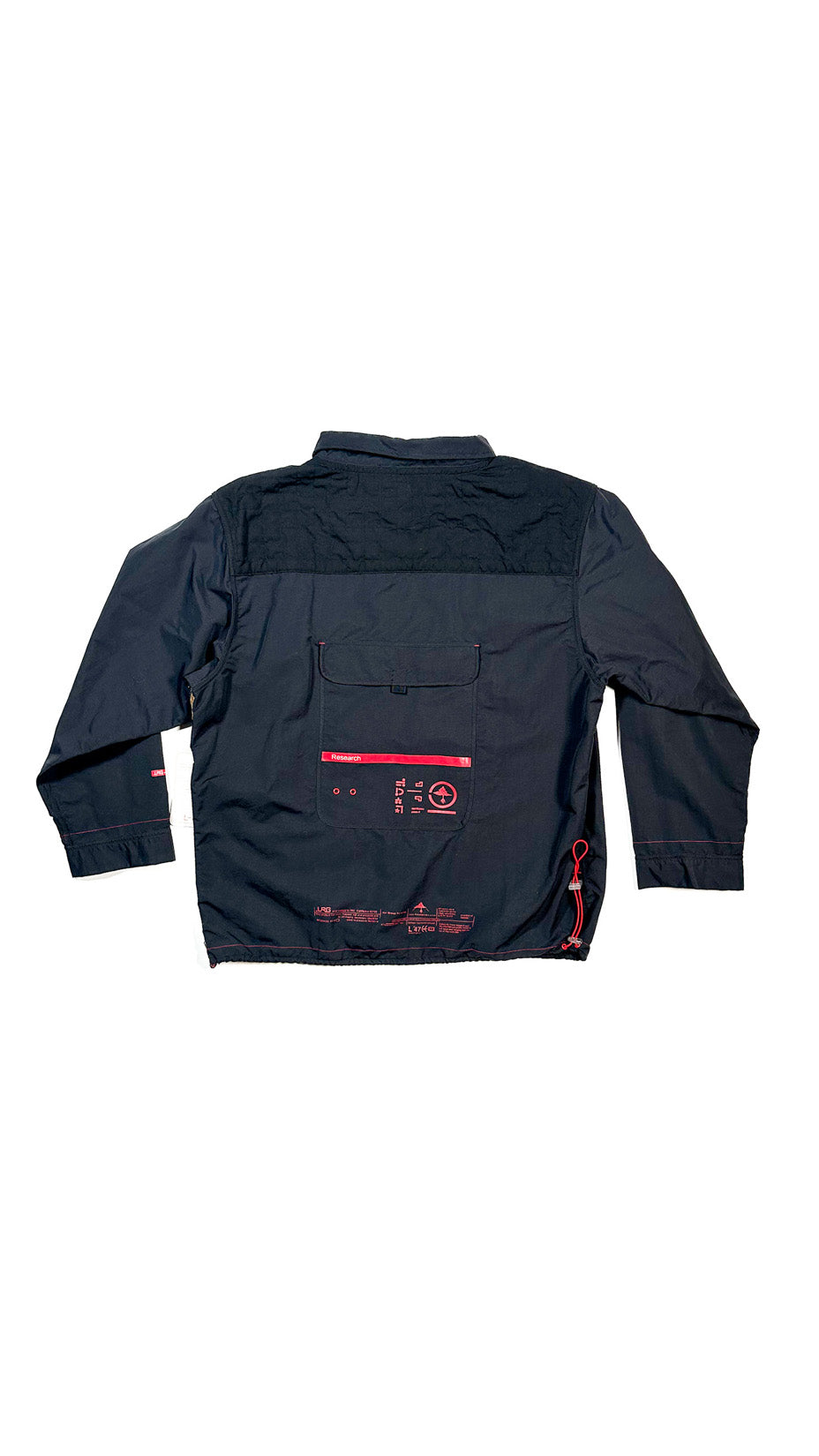 LRG (Lifted Research Group), Peoples Jacket, Black, Made in USA, 00s Deadstock, L