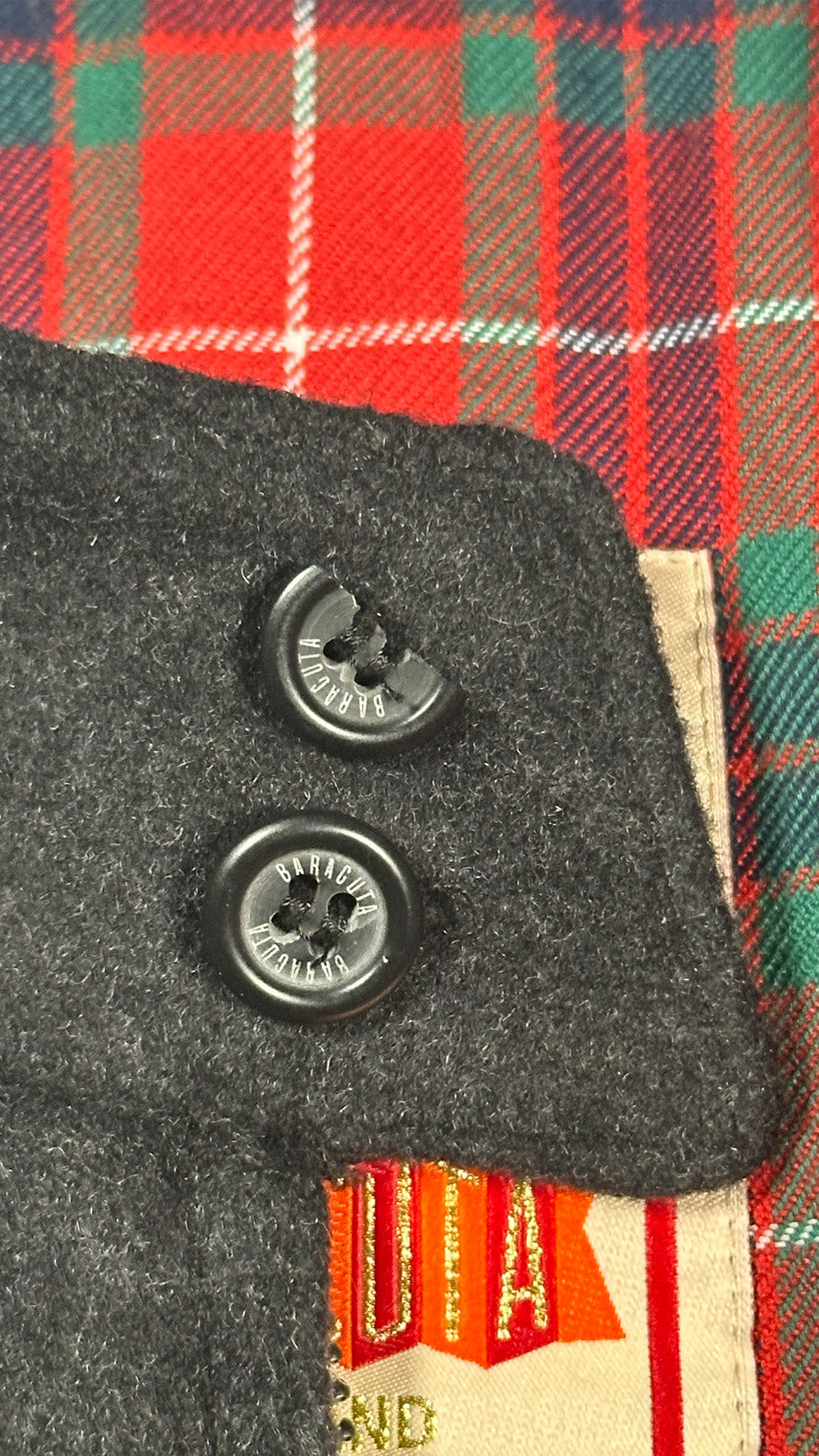 Baracuta Original G9 Harrington Jacket, Wool, Charcoal, S