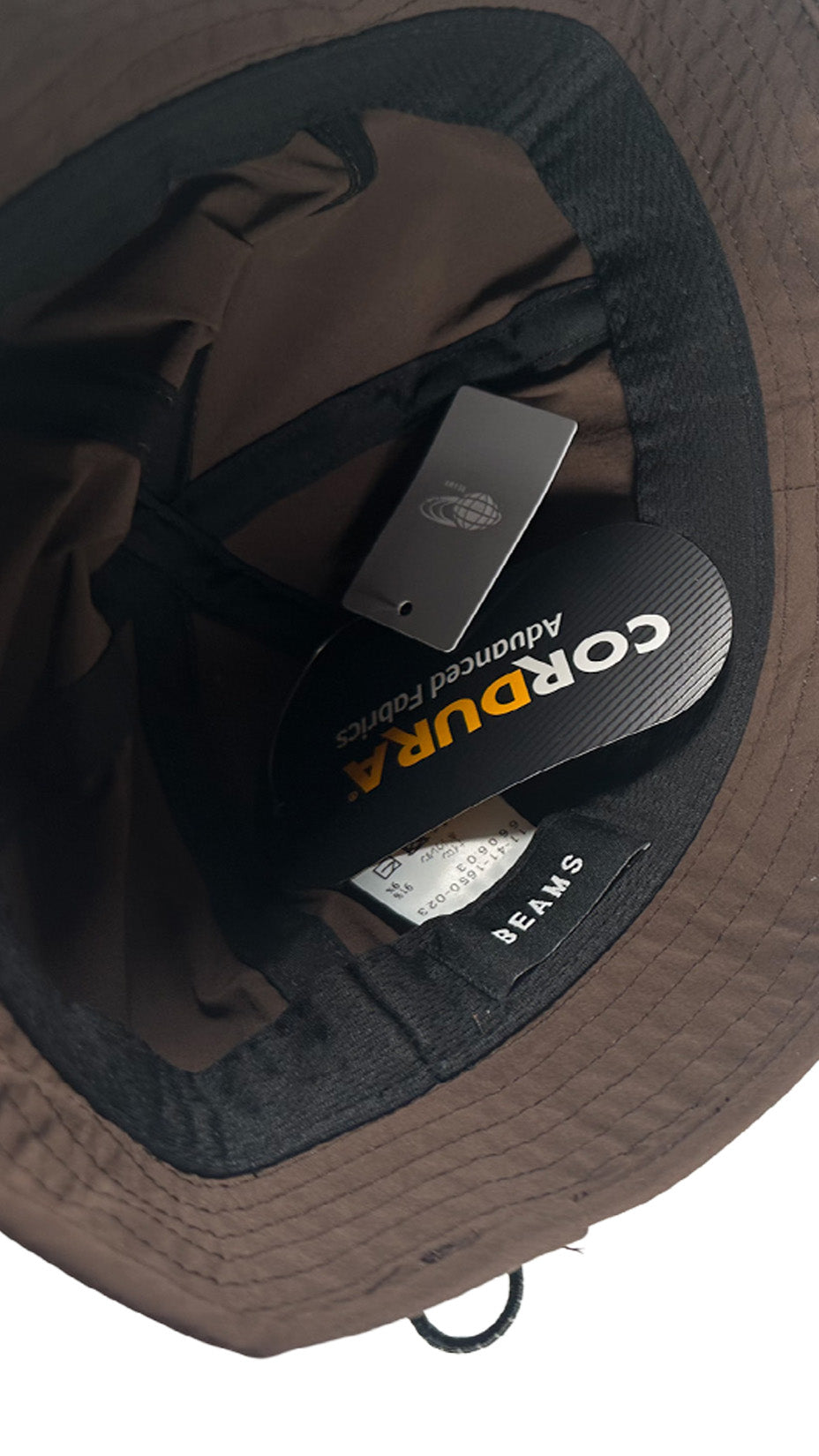 Beams Japan, Active Bell Hat, Weatherproof Cordura, Brown