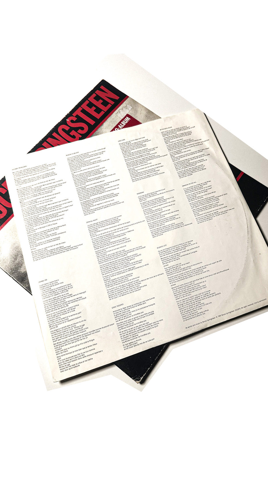 Bruce Springsteen, Nebraska (First Europe Edition, 1982), LP