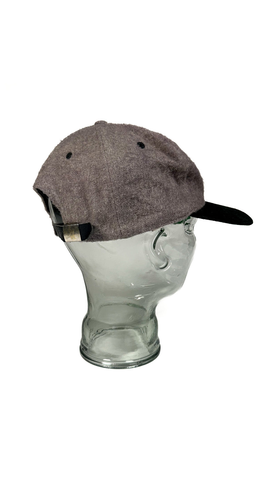 Walt Disney Donald Duck 100% Wool Cap, 90s, Grey / Black