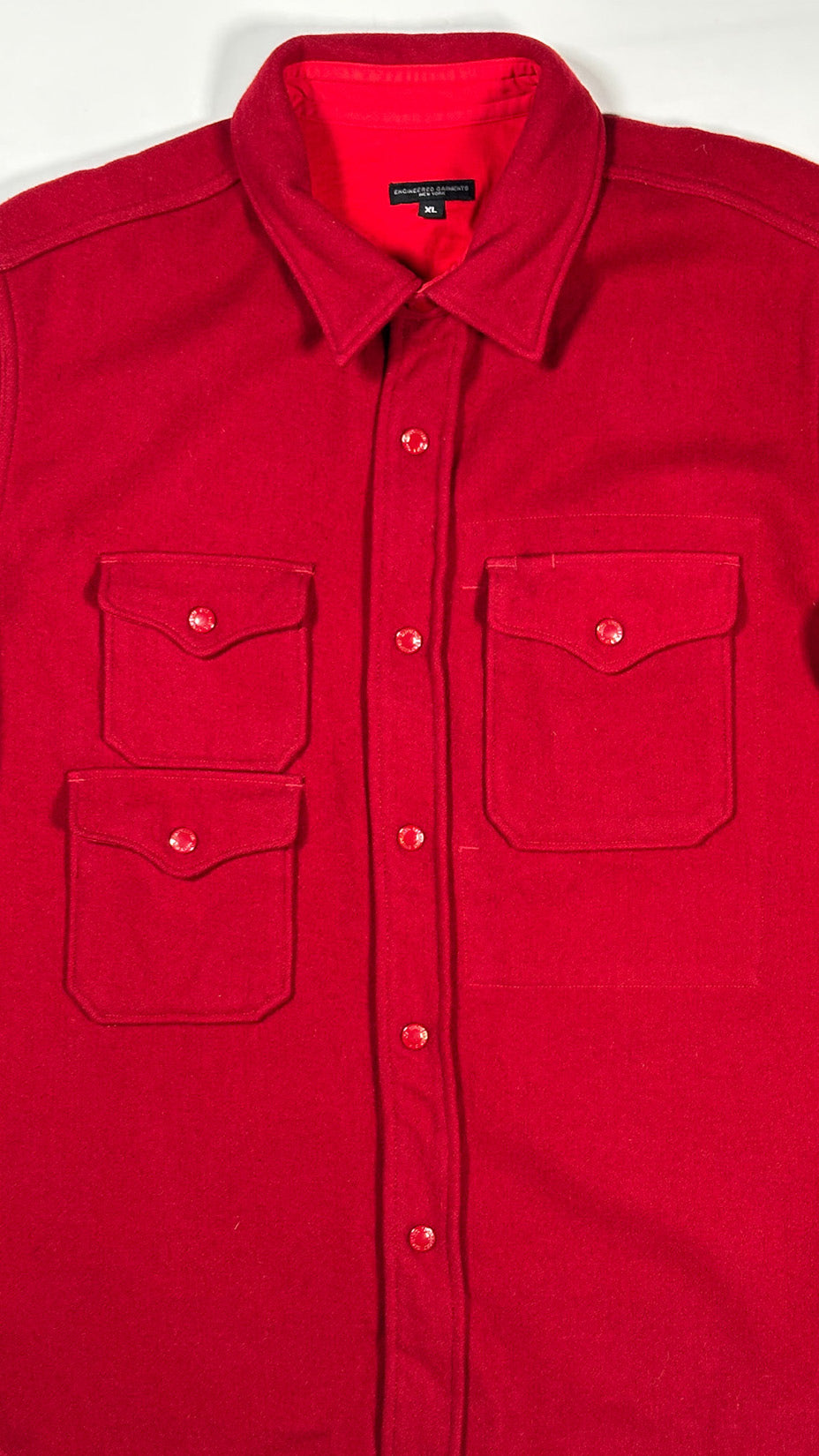 Engineered Garments, Heavy Wool CPO, Made in USA, XL