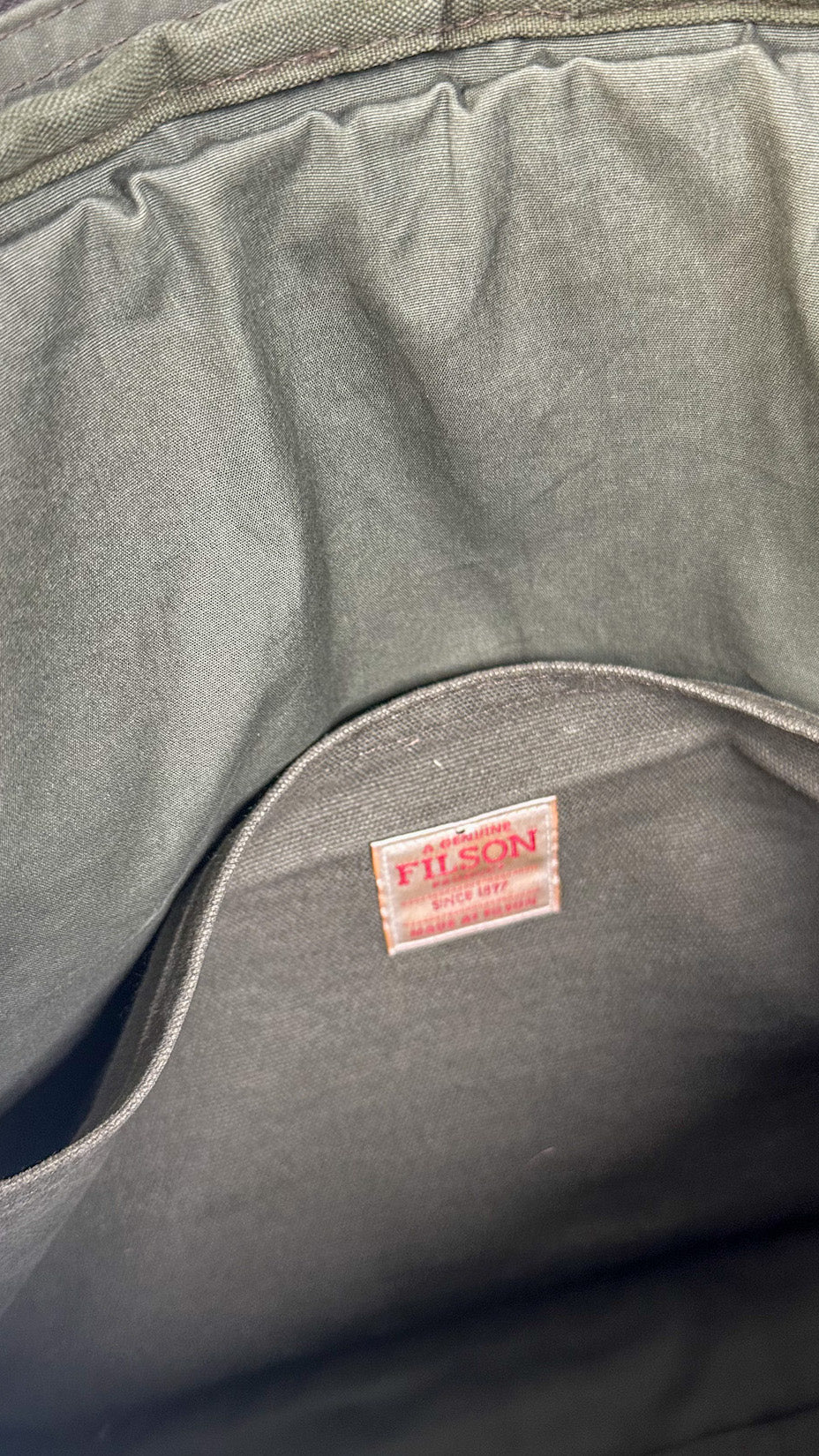 Filson Rugged Twill Padded Tablet Briefcase, Made in USA