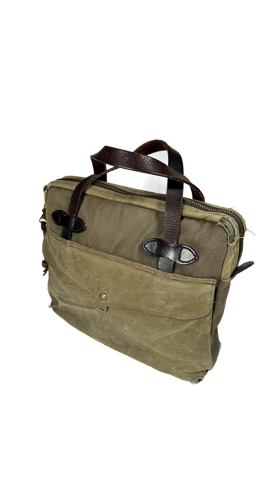 Filson Rugged Twill Padded Tablet Briefcase, Made in USA