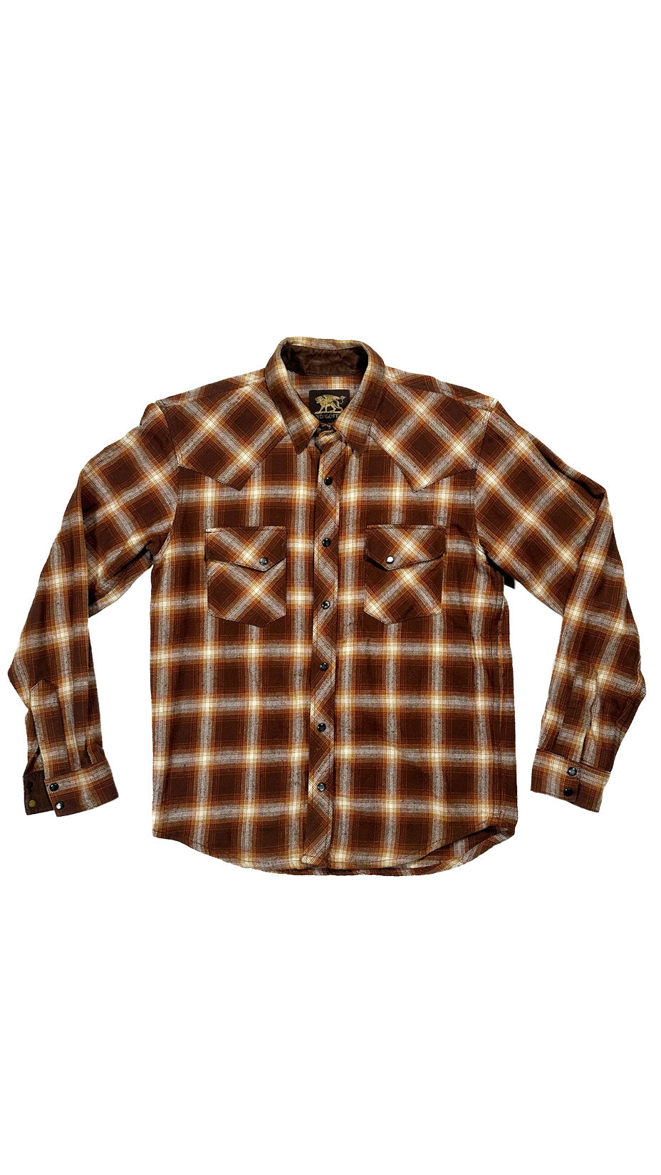 Indigofera Dawson Shirt, Rust, Made in Portugal, M