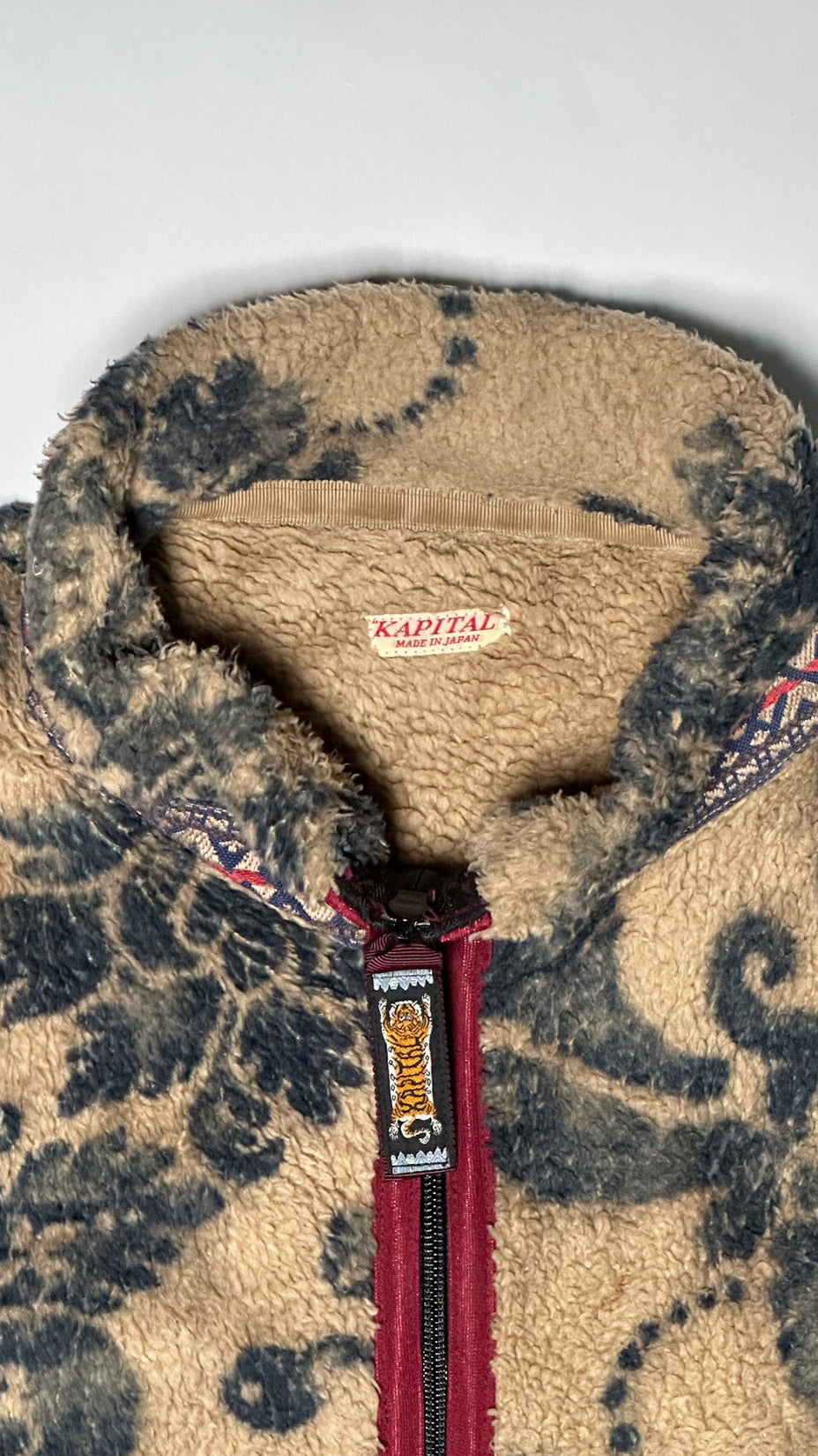 Kapital Damask Fleece Jacket, 4, Made in Japan