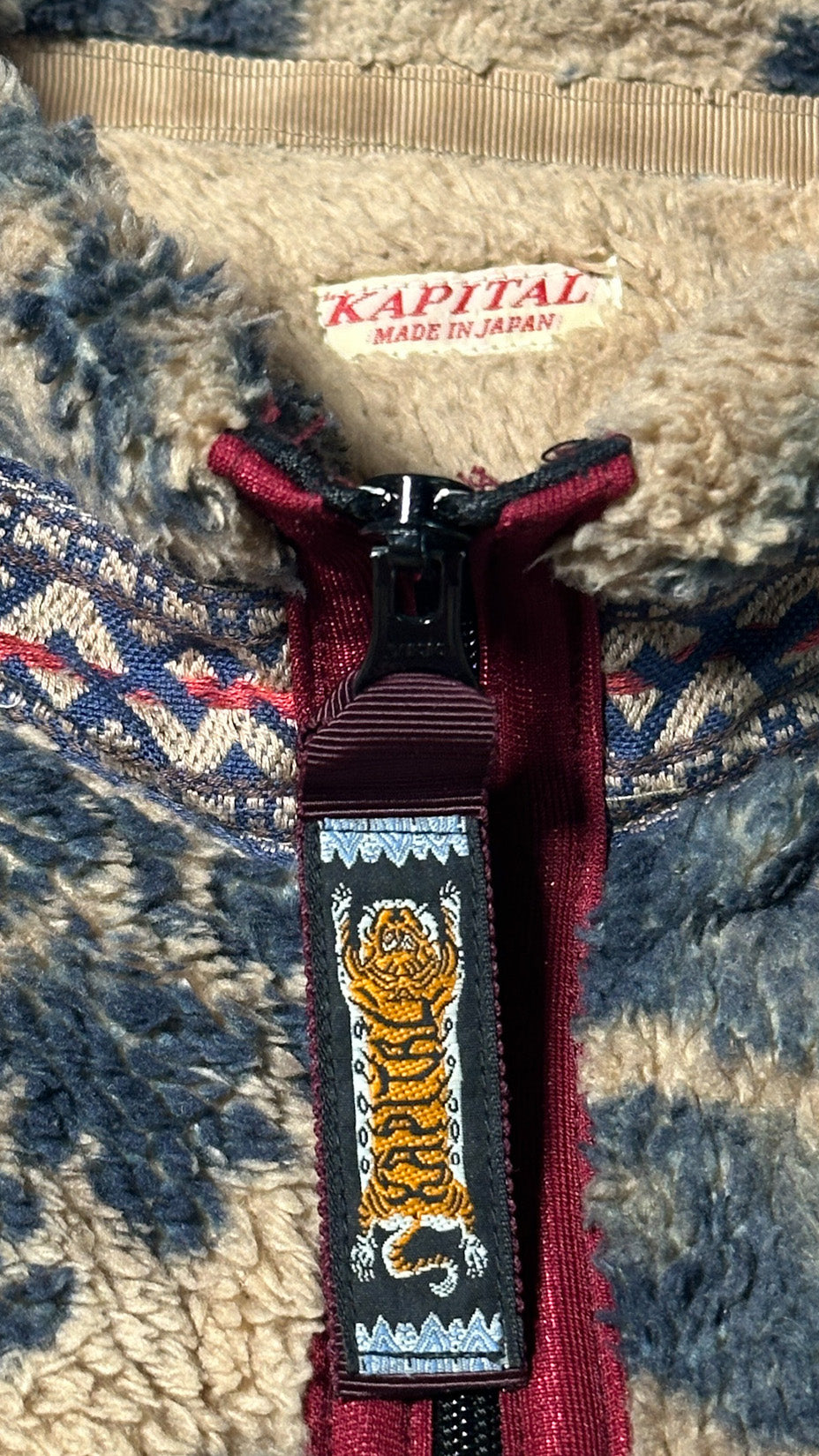 Kapital Damask Fleece Jacket, 4, Made in Japan