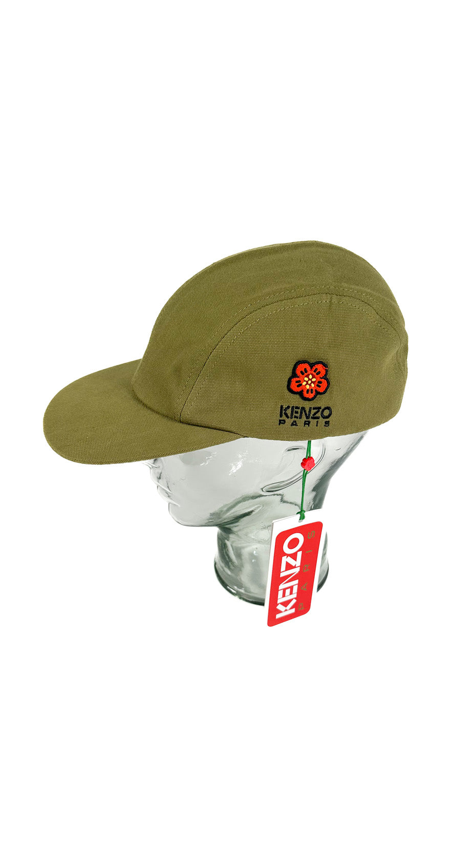Kenzo — Boke Flower Cap, Olive, New