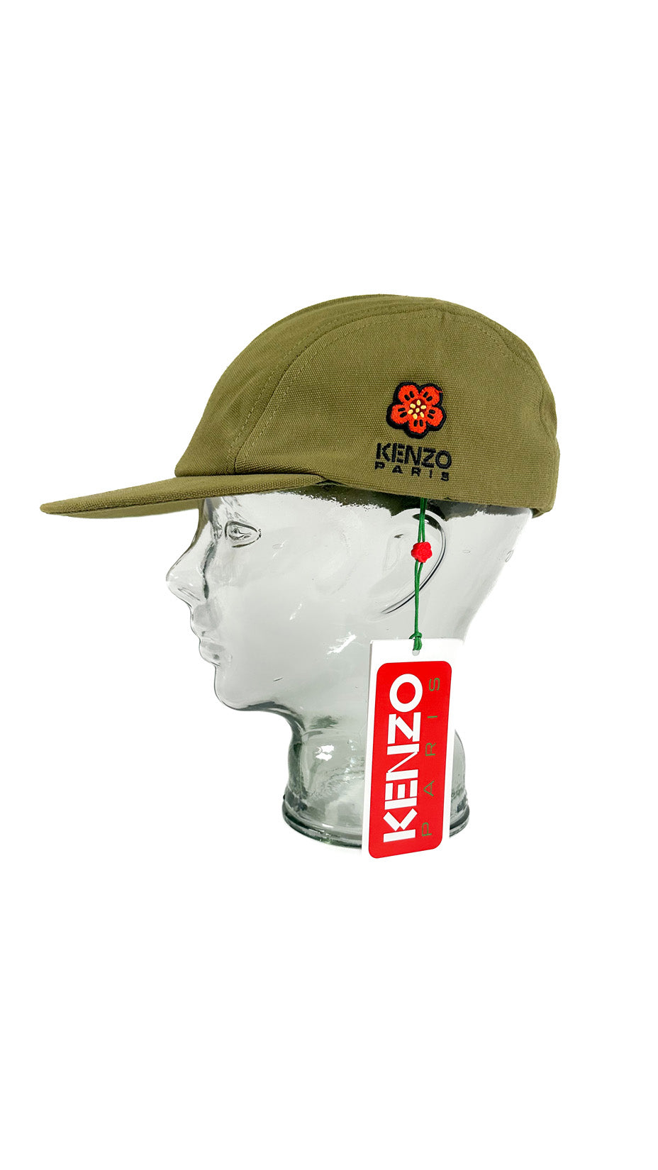 Kenzo — Boke Flower Cap, Olive, New