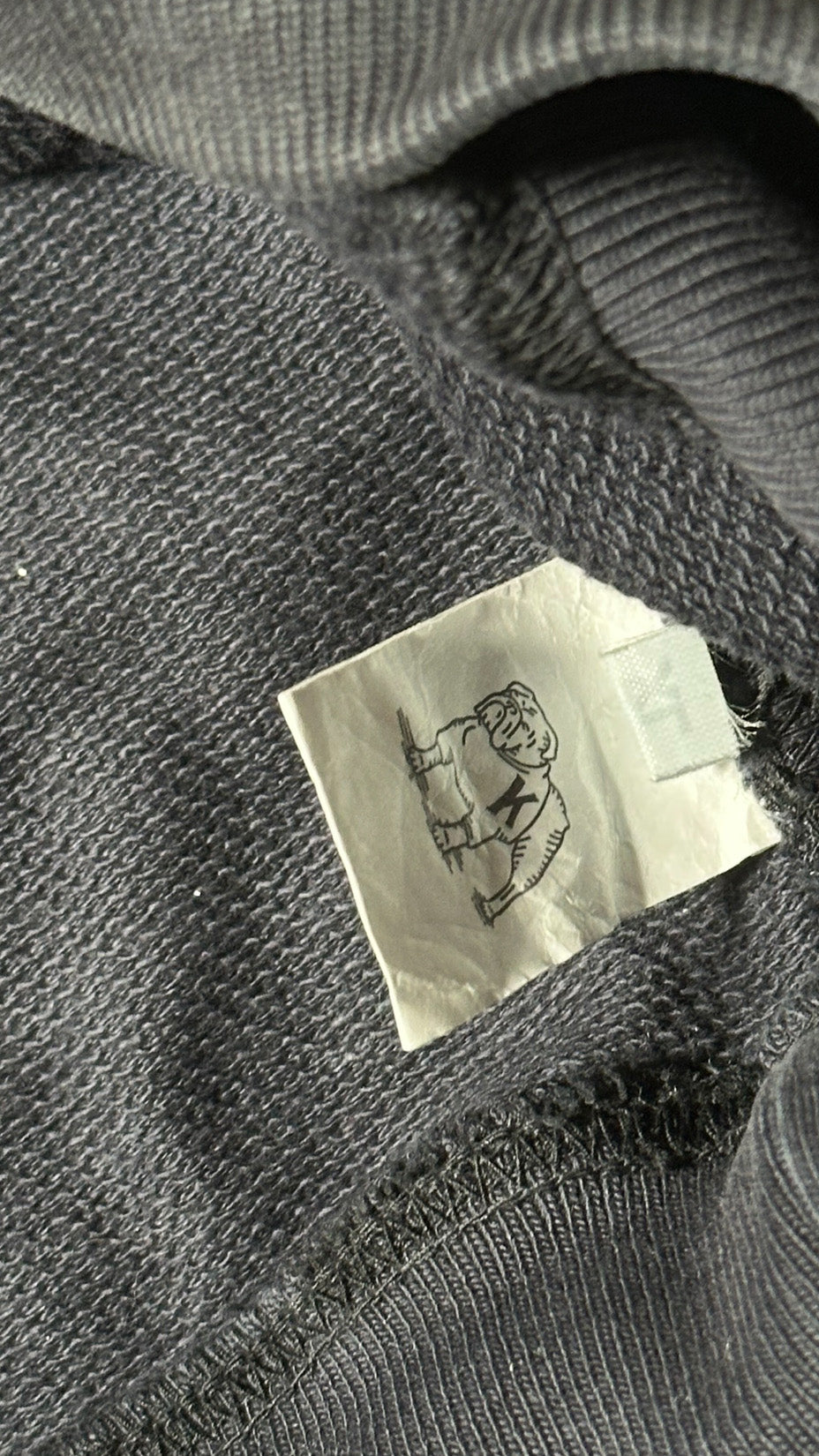 Knickerbocker NYC 1950s style Sportswear Hoodie, Navy, Made in Portugal, XL