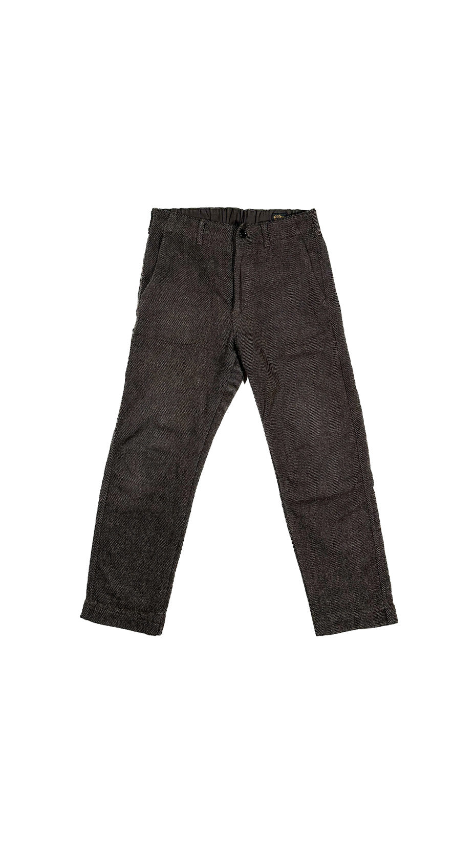 orSlow Wool Painter Pants, Brown Herringbone, Made in Japan, 2