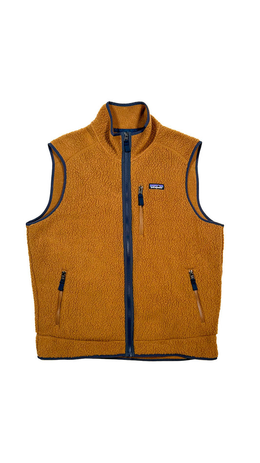 Patagonia Retro Pile Fleece Vest, Brown, XL