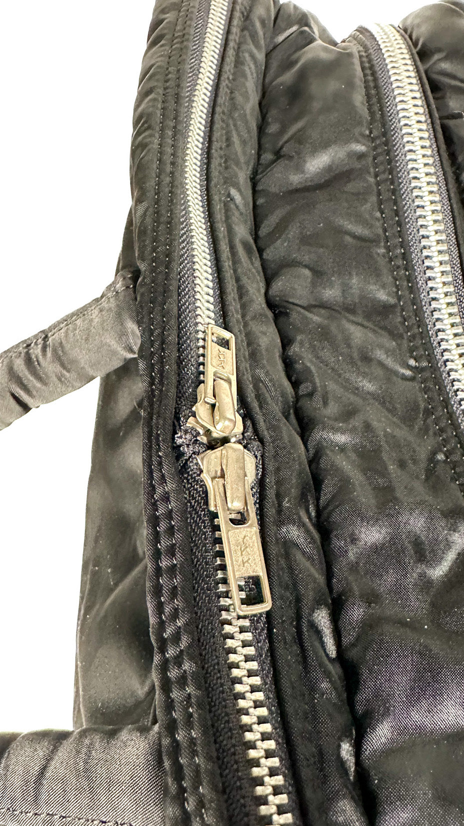 Porter Yoshida & Co. 2-Way Boston Bag Tanker Briefcase, Black / Orange Made in Japan