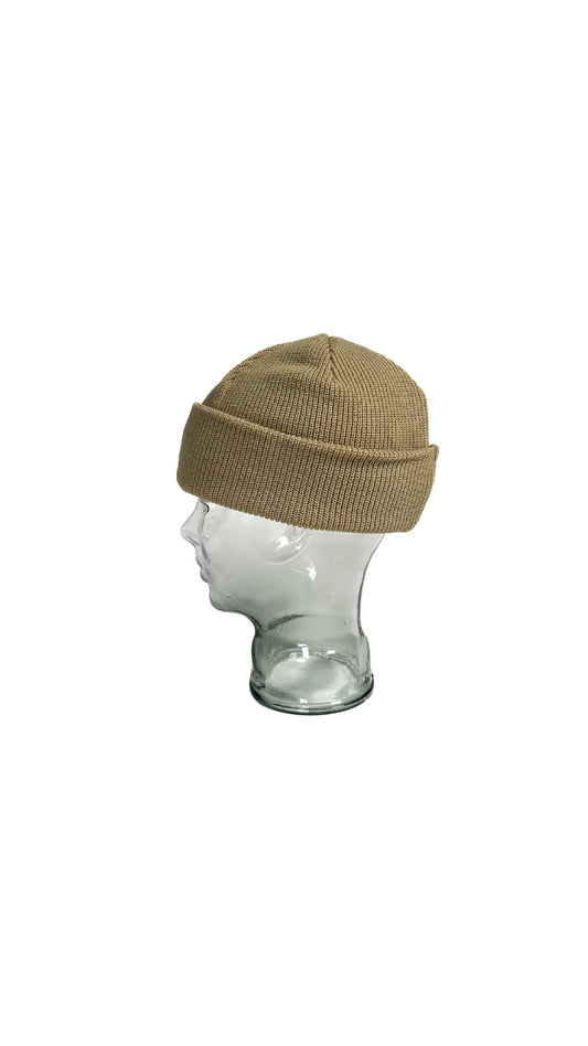 Yokoi Knitted Hat / Beanie, Made in Japan, Beige