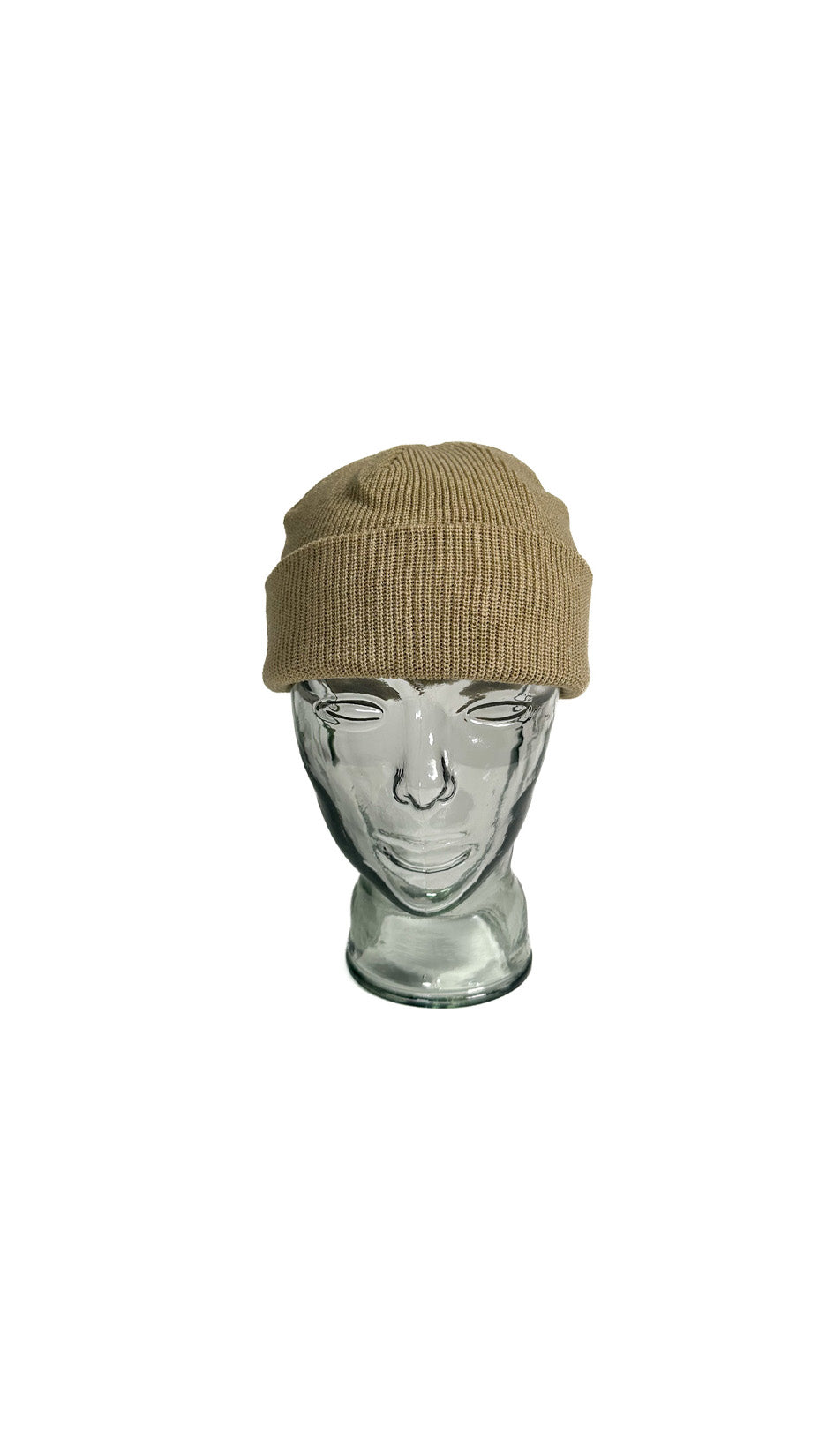 Yokoi Knitted Hat / Beanie, Made in Japan, Beige