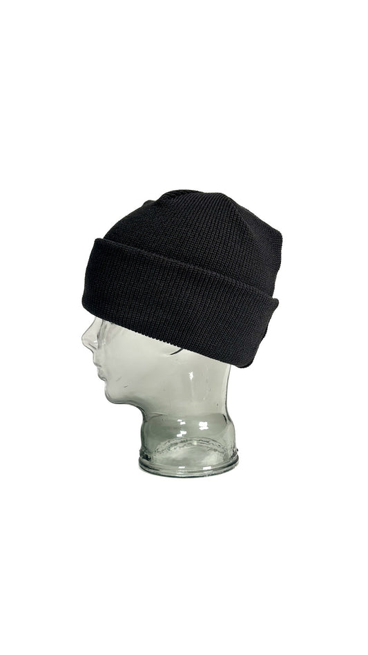 Yokoi Knitted Hat / Beanie, Made in Japan, Black