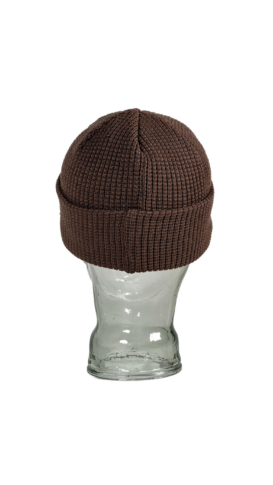 Yokoi Knitted Hat / Beanie, Merino Wool, Made in Japan, Dark Brown