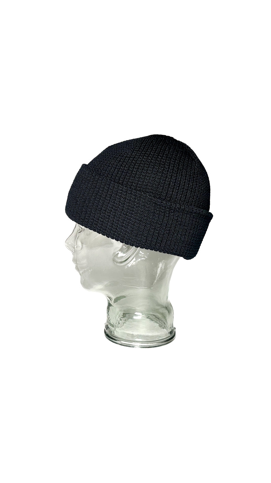Yokoi Knitted Hat / Beanie, Merino Wool, Made in Japan, Black