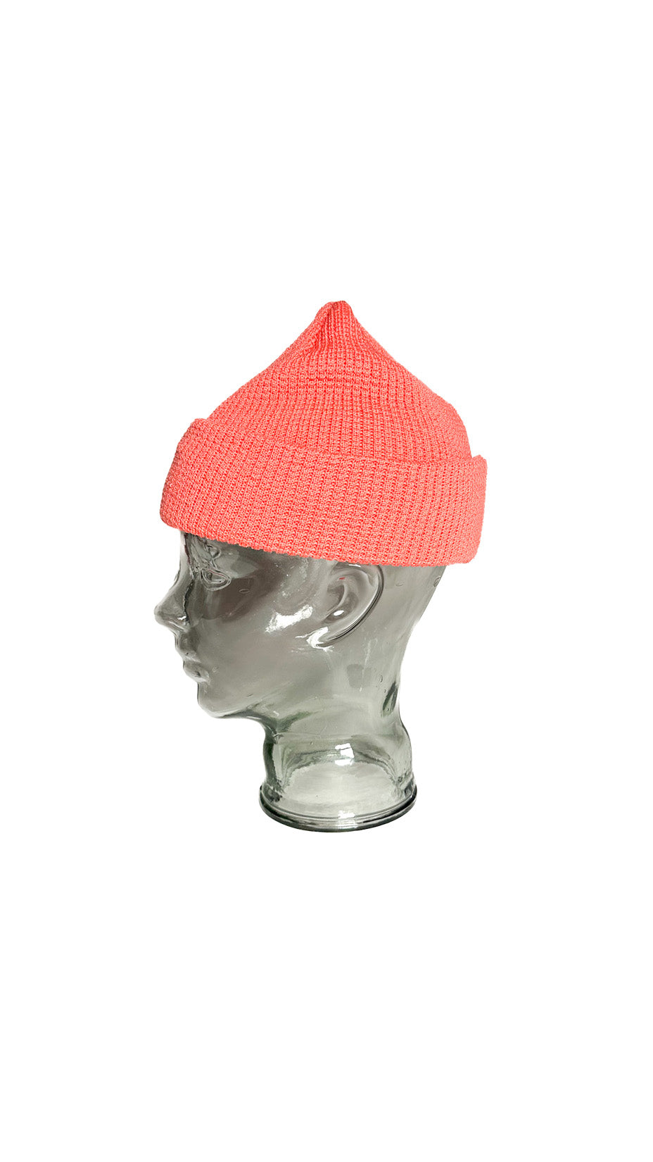 Yokoi Knitted Hat / Beanie, Merino Wool, Made in Japan, Salmon