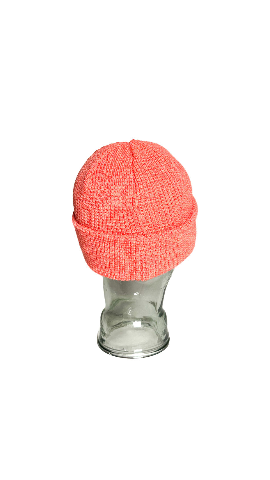 Yokoi Knitted Hat / Beanie, Merino Wool, Made in Japan, Salmon