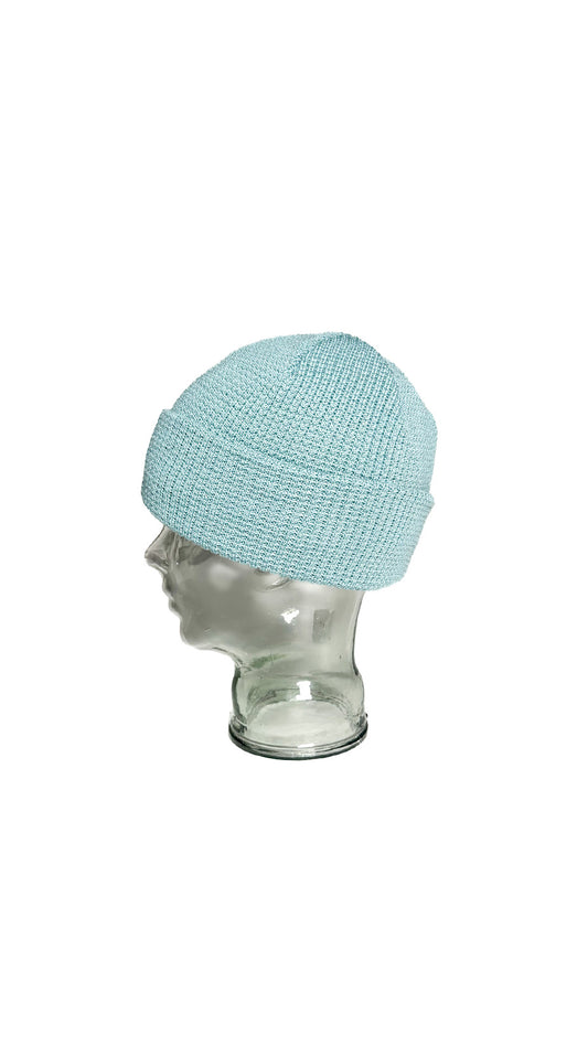 Yokoi Knitted Hat / Beanie, Merino Wool, Made in Japan, Teal