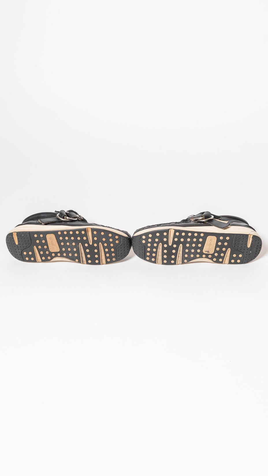 Visvim double ring skynyrd Sneakers — horse hair + leather moccasin