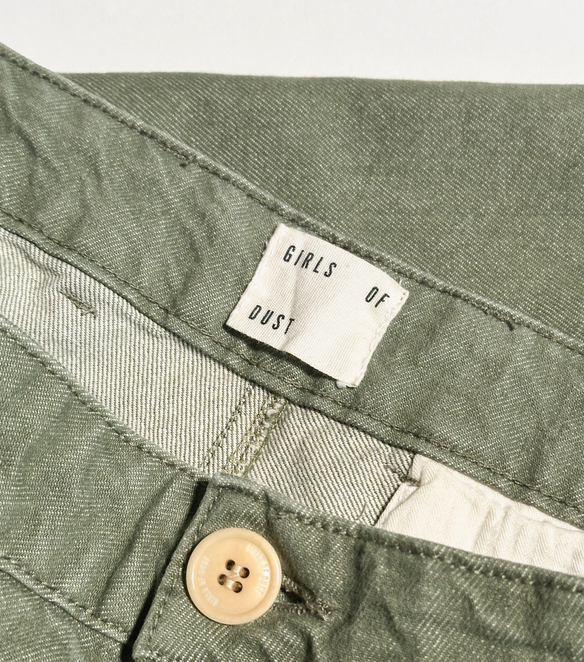 Girls of Dust, Reno Chino Pants, Womens, Green, XL