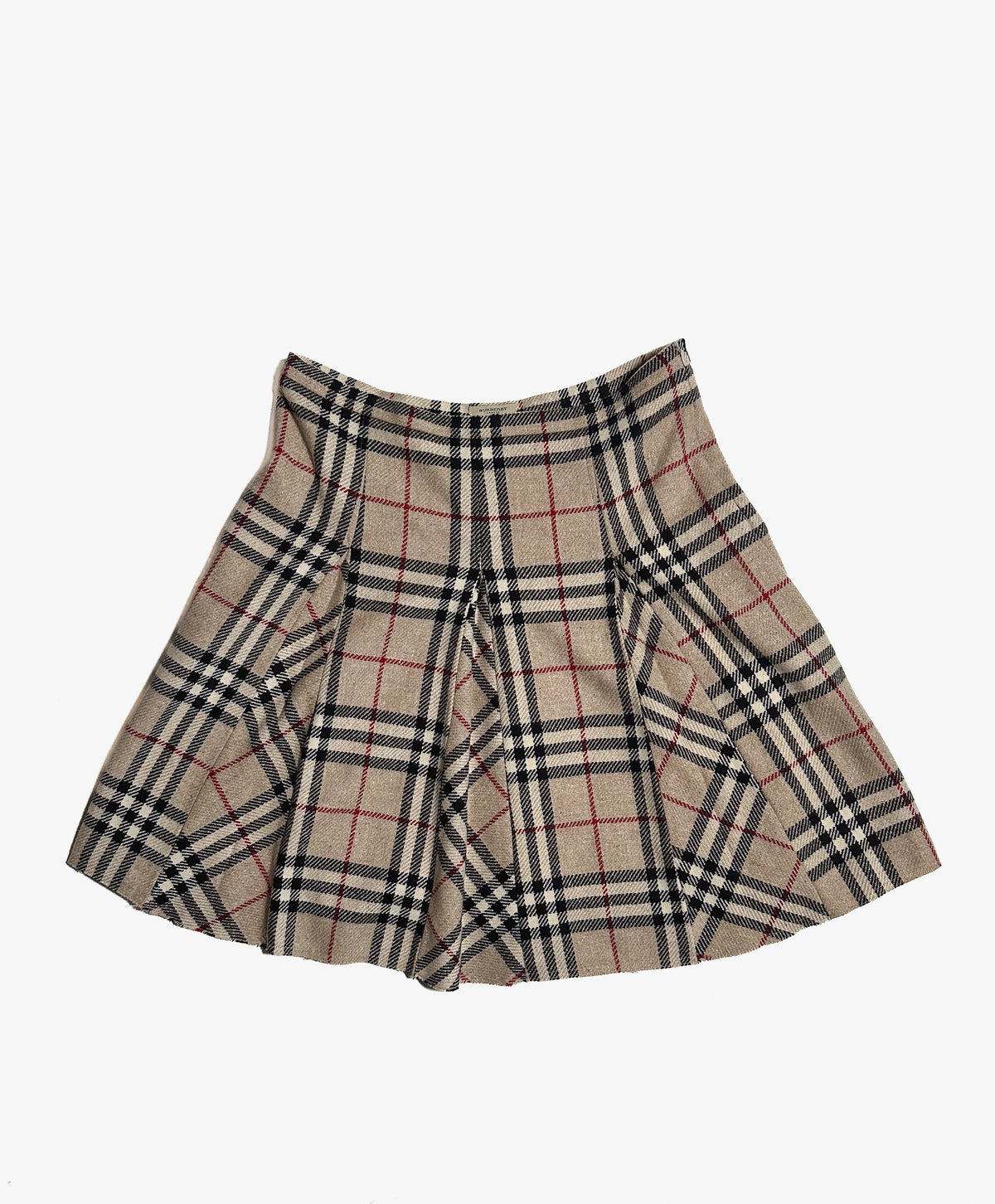 Burberry, Wool Nova Check skirt, UK16 / US14, made in Italy