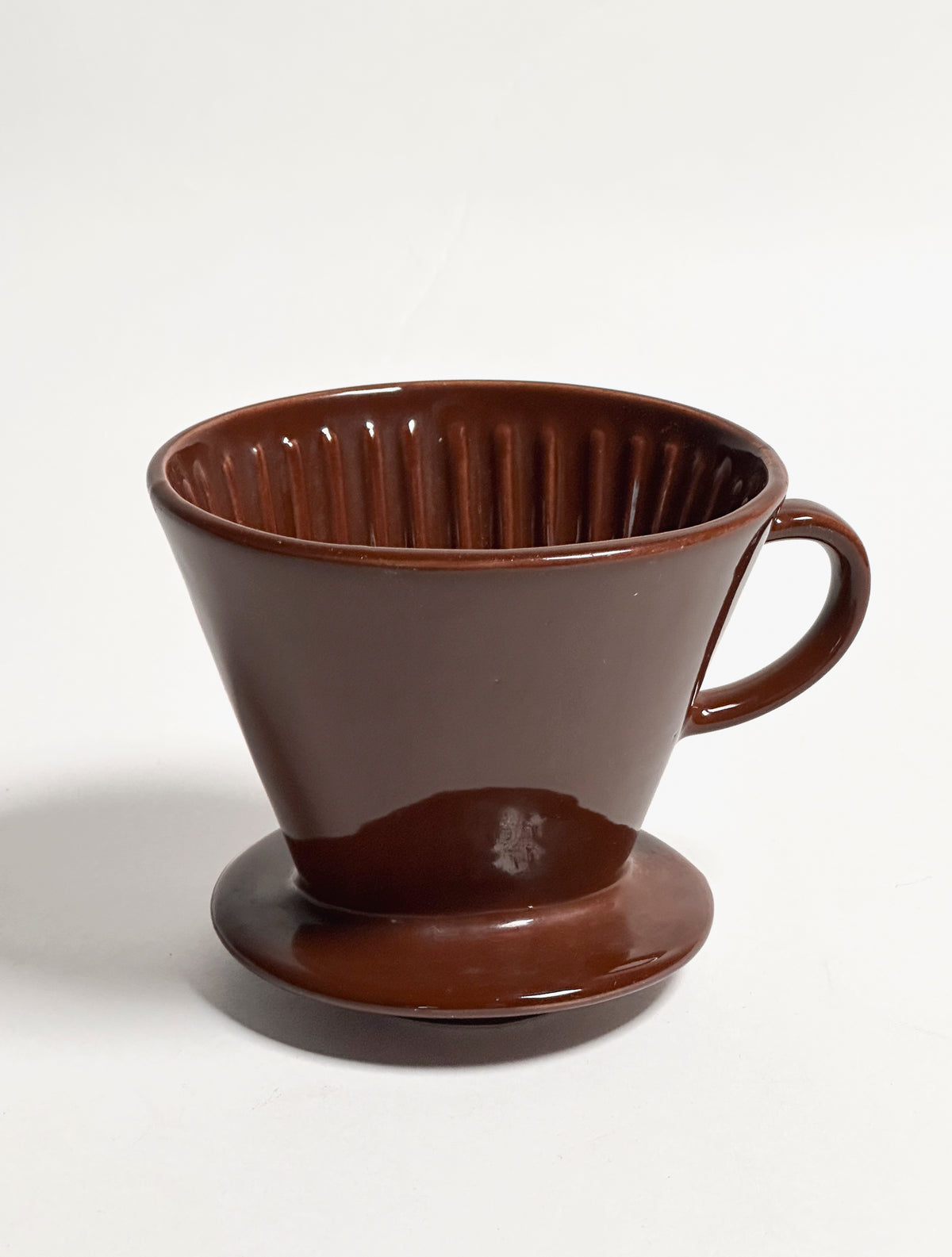 Arabia, Vintage Coffee Dripper, Brown, Large