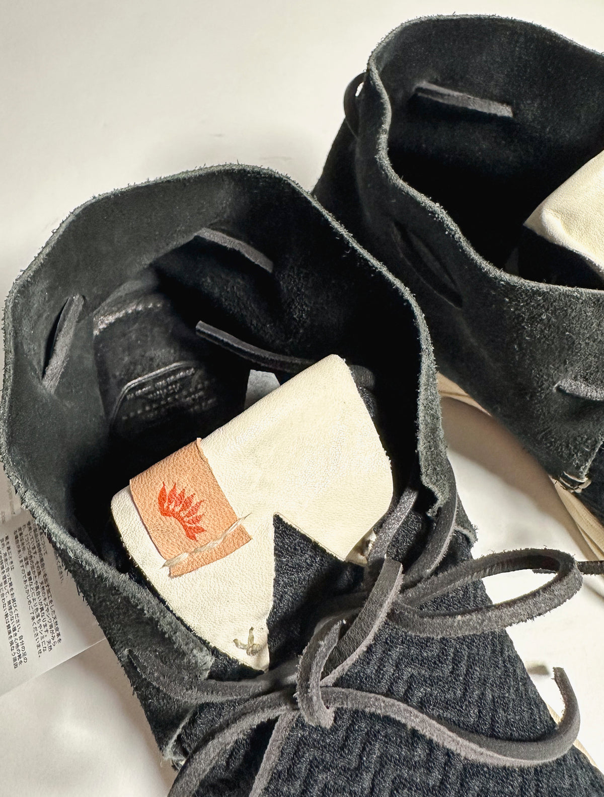 Visvim Huron Mesh Moc Folk shoes, black, US9.5