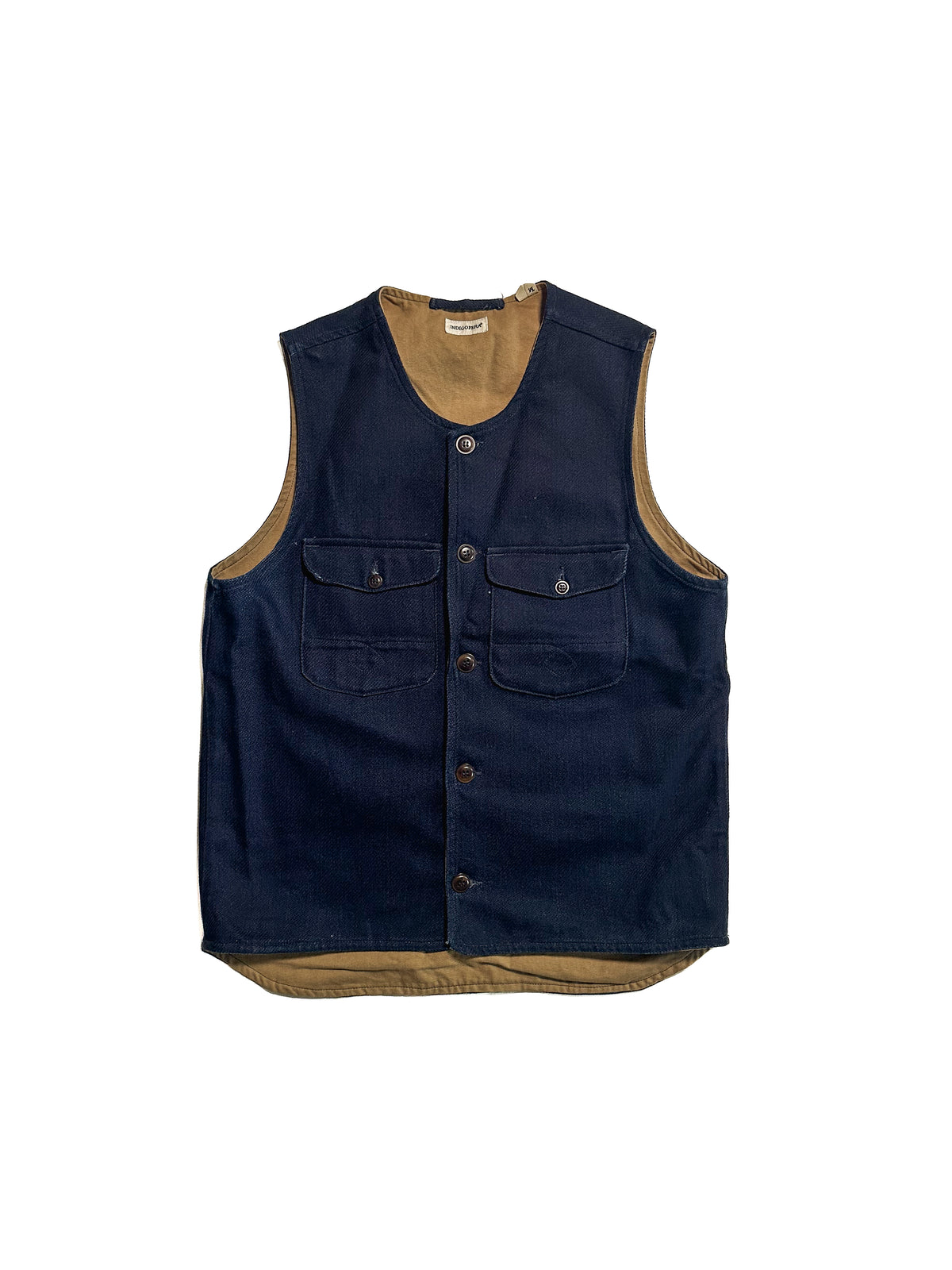 Indigofera Dawsonシャツ、ラスト、ポルトガル製、M