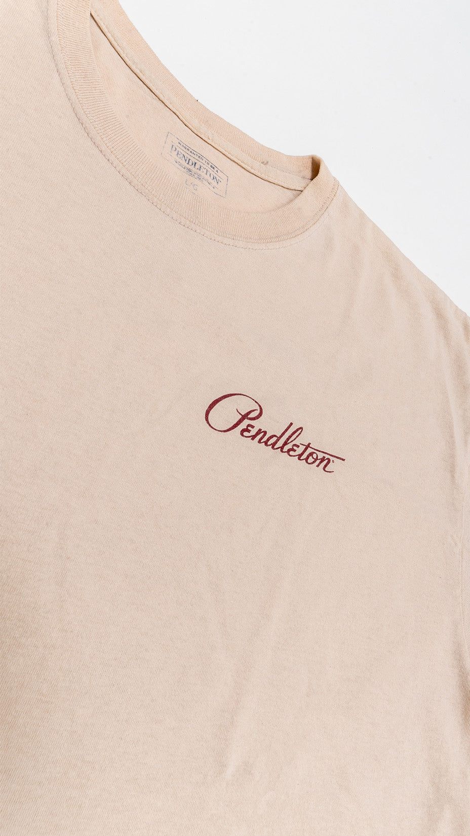 Pendleton Harding t-shirt — Sand, Large